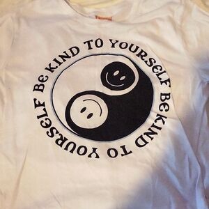 Be kind to yourself crop top